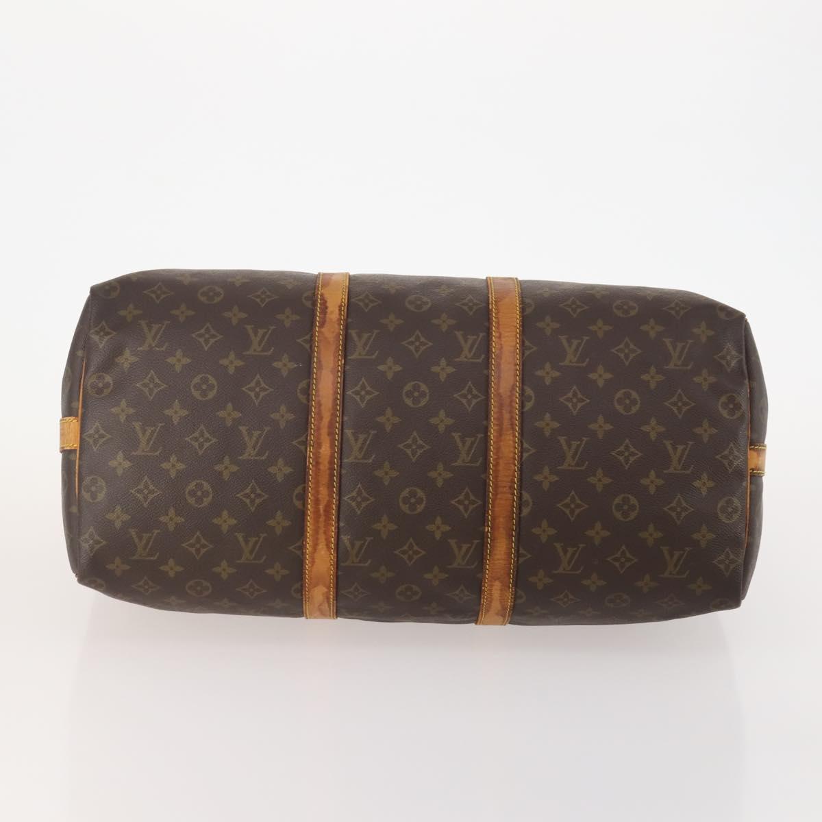 LOUIS VUITTON Monogram Keepall Bandouliere 50 Boston Bag M41416 LV Auth YKZ1565