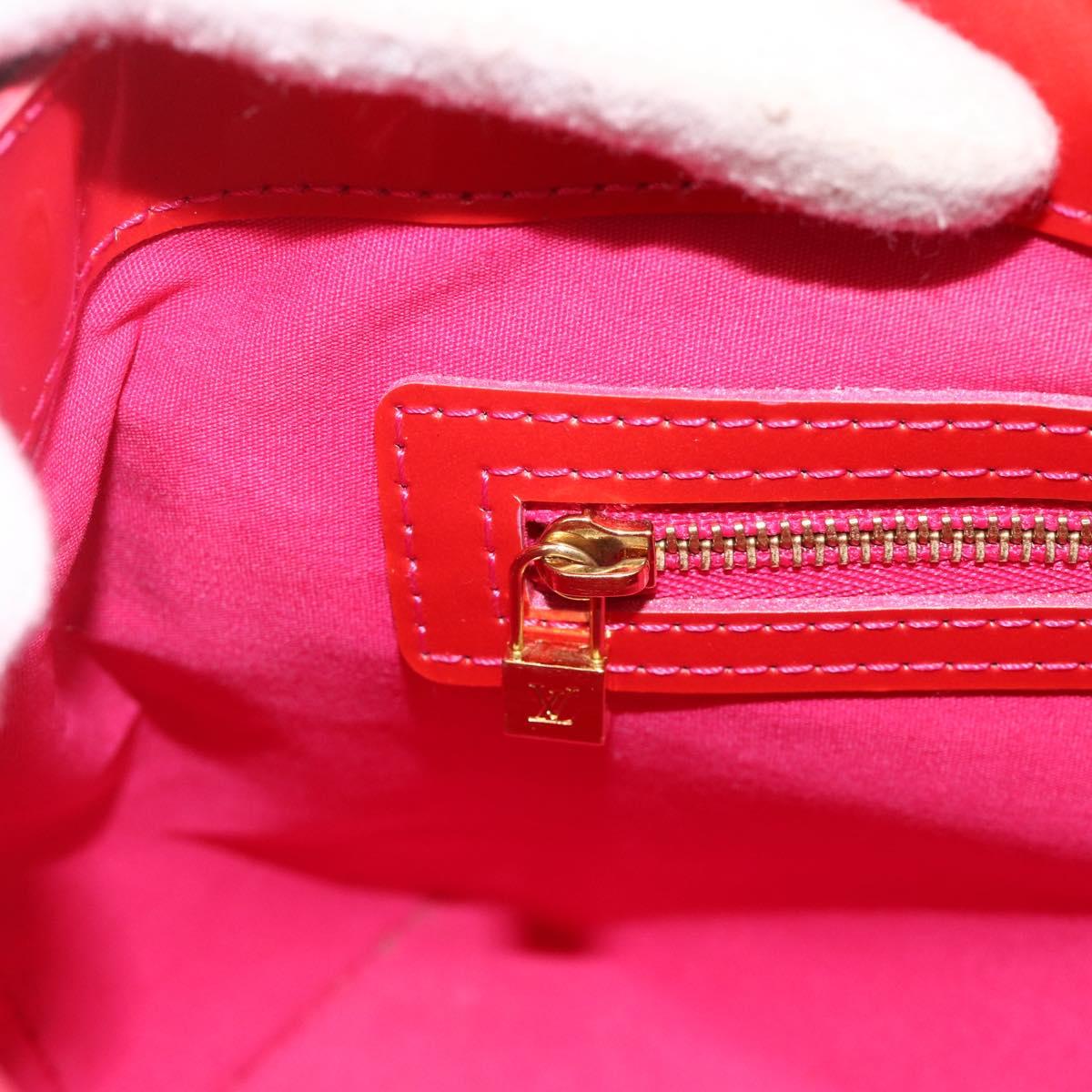 LOUIS VUITTON Monogram Vernis Wilshire PM Hand Bag Rose Pop M93643 Auth YKZ1574