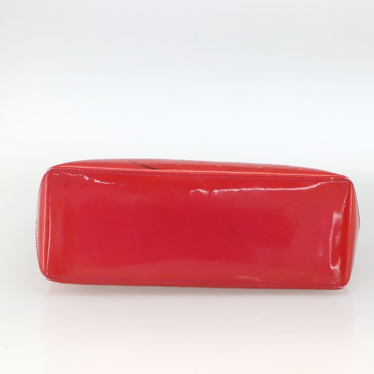 LOUIS VUITTON Monogram Vernis Wilshire PM Hand Bag Rose Pop M93643 Auth YKZ1574