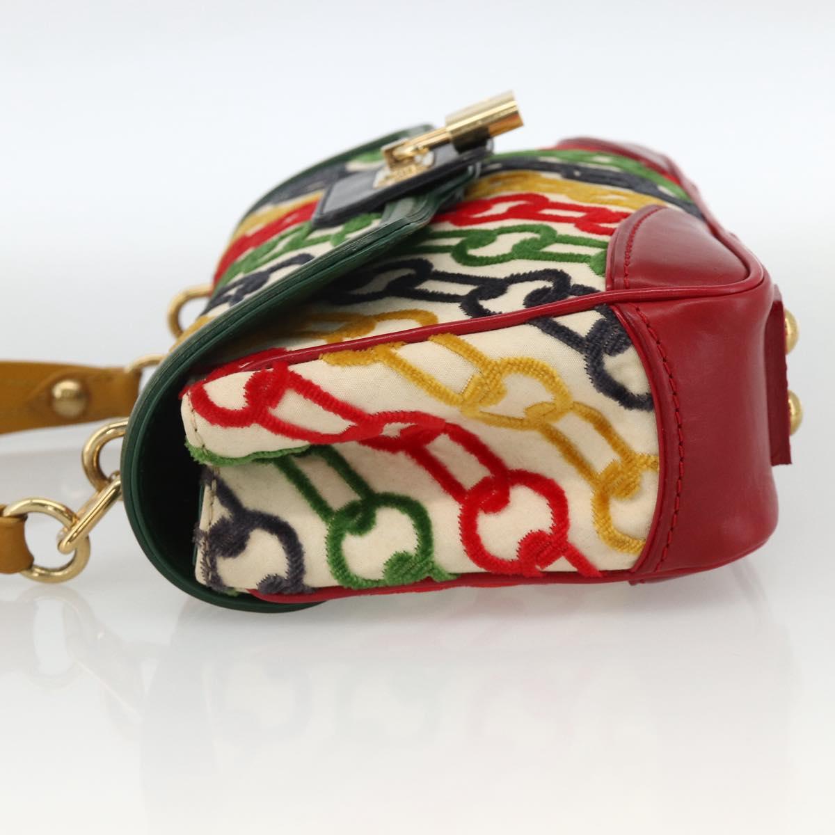 LOUIS VUITTON Monogram Velvet Chain Dolly Pochette Bag M95208 Auth YKZ1575SM