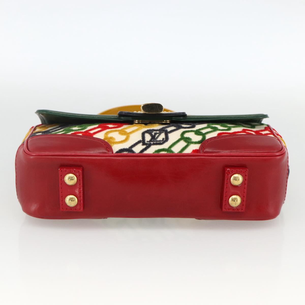 LOUIS VUITTON Monogram Velvet Chain Dolly Pochette Bag M95208 Auth YKZ1575SM