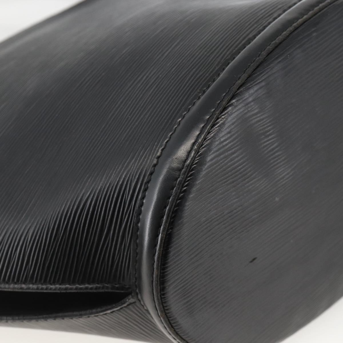 LOUIS VUITTON Epi Saint Jacques Shopping Shoulder Bag Black M52272 Auth YKZ1586