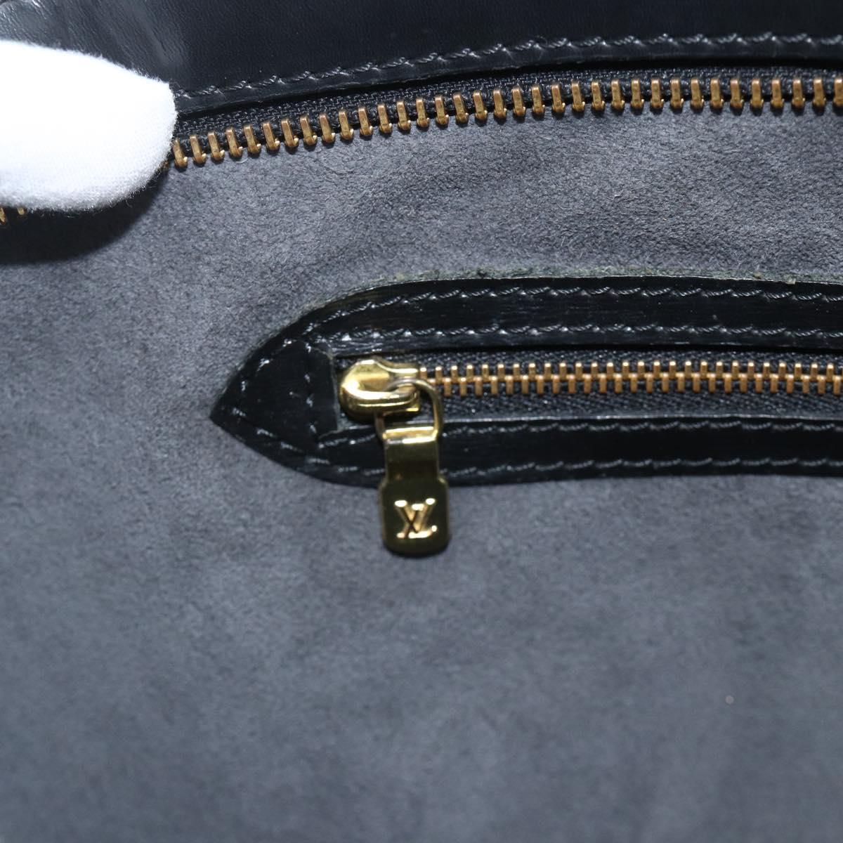 LOUIS VUITTON Epi Saint Jacques Shopping Shoulder Bag Black M52272 Auth YKZ1586