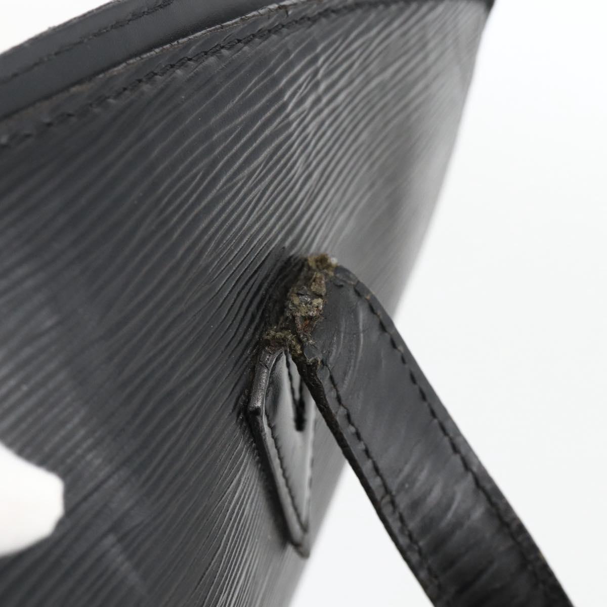 LOUIS VUITTON Epi Saint Jacques Shopping Shoulder Bag Black M52272 Auth YKZ1586