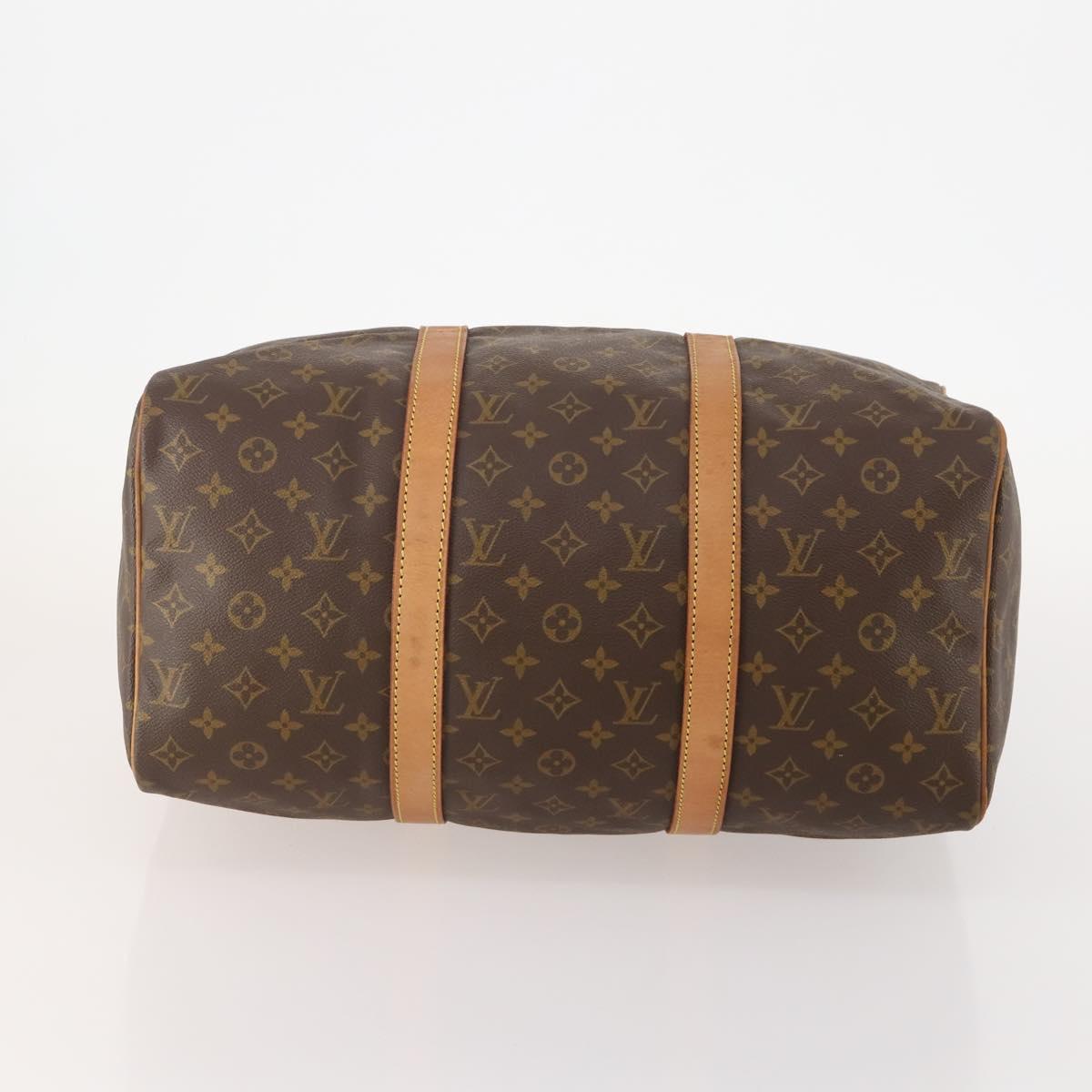 LOUIS VUITTON Monogram Sac Souple 45 Boston Bag M41624 LV Auth YKZ1605