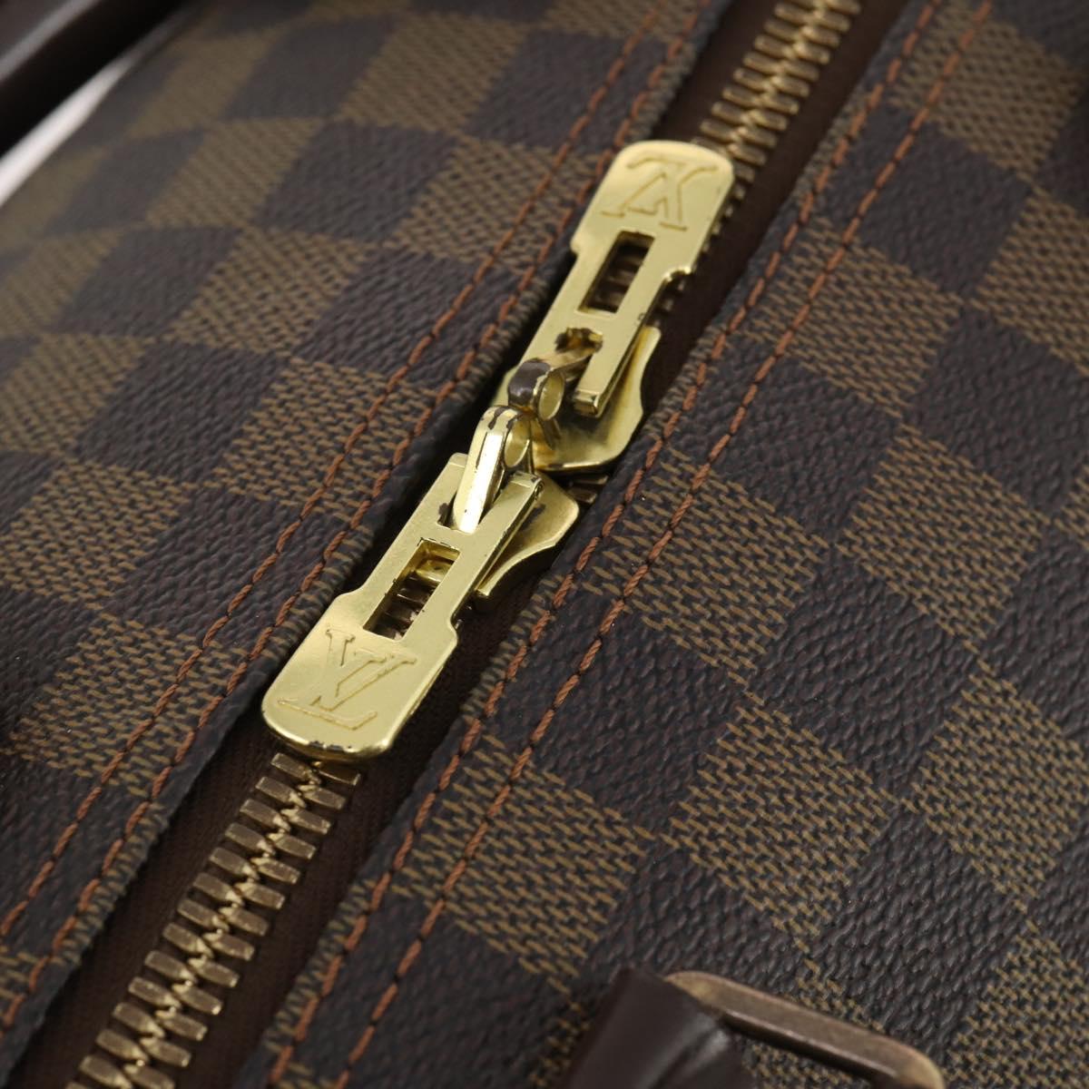 LOUIS VUITTON Damier Ebene Keepall 50 Boston Bag N41427 LV Auth YKZ1606A