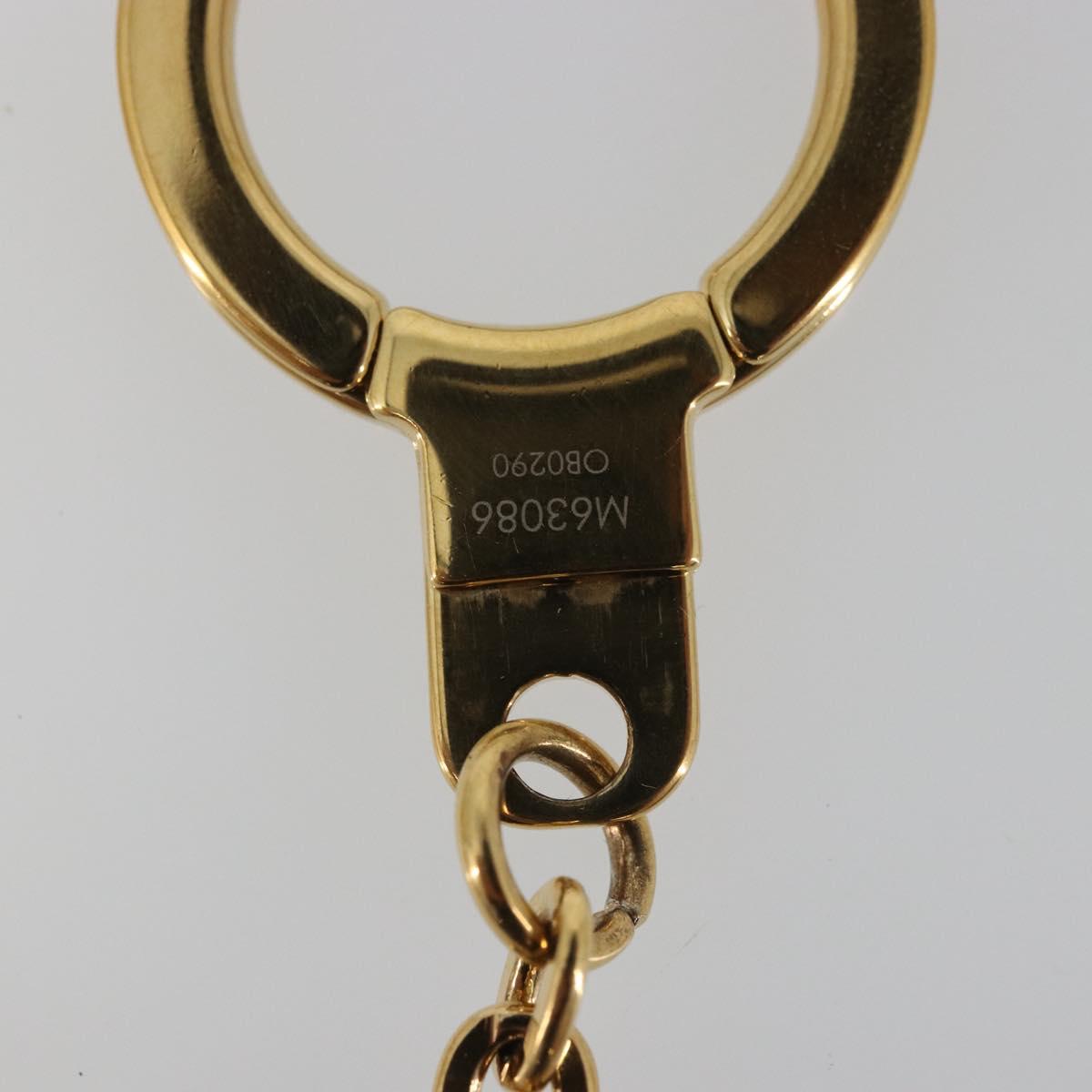 LOUIS VUITTON Bijoux Sac Chainne Bag Charm Gold Tone Pink M63086 Auth YKZ1629M