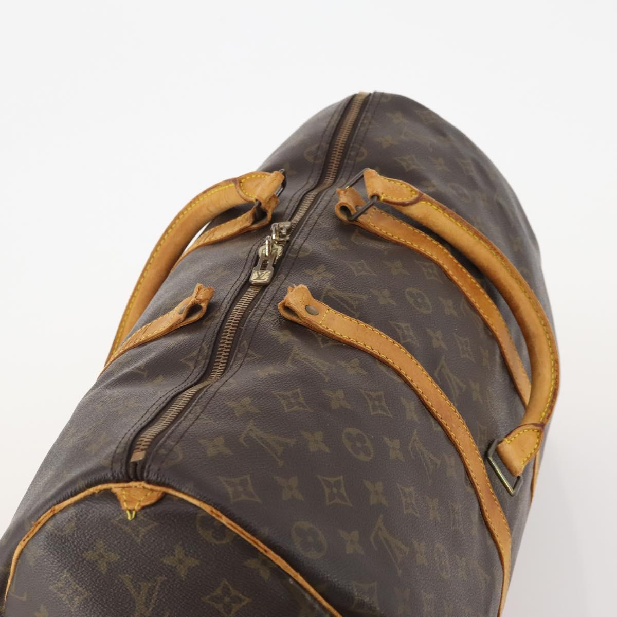 LOUIS VUITTON Monogram Keepall 50 Boston Bag M41426 LV Auth YKZ170