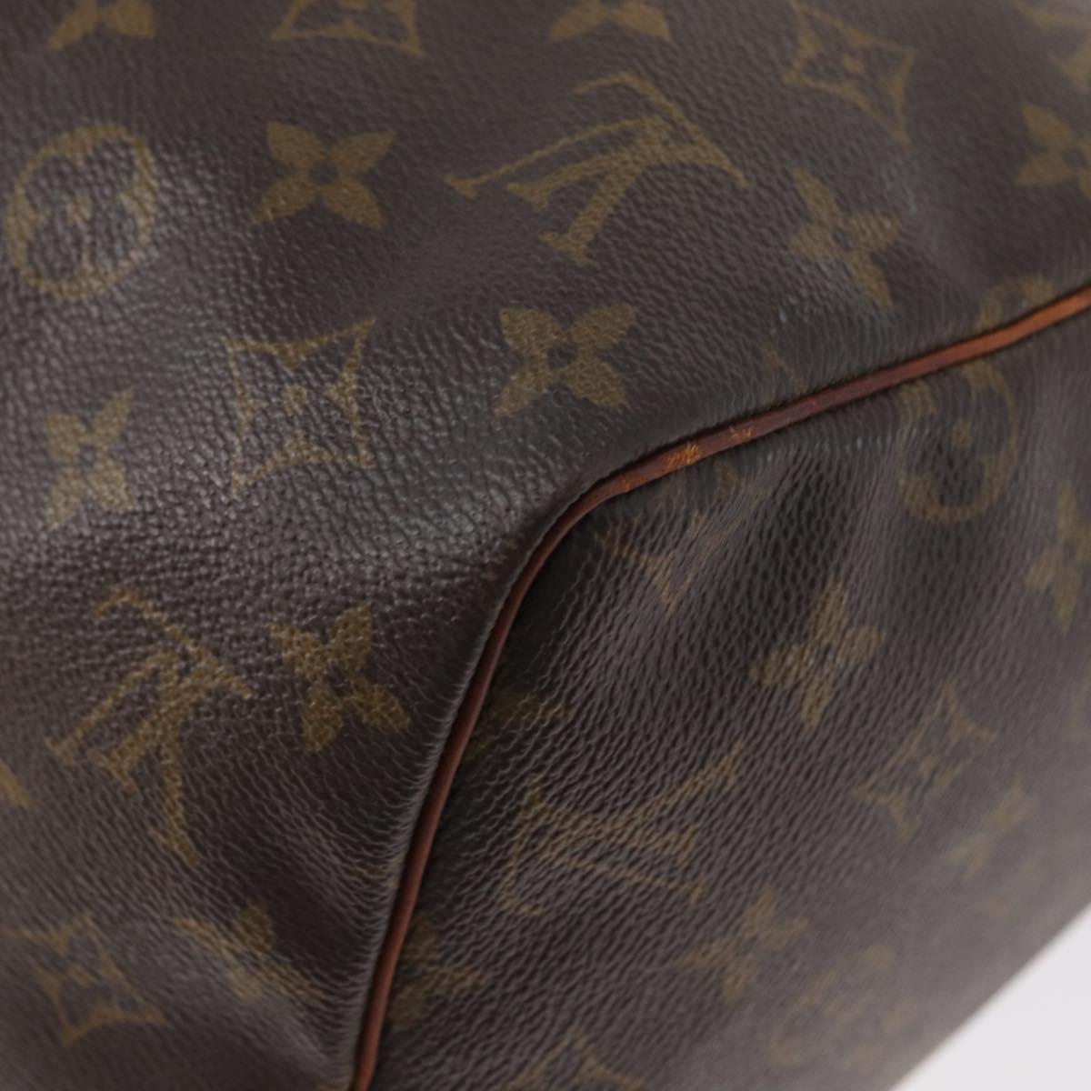 LOUIS VUITTON Monogram Speedy 30 Hand Bag M41526 LV Auth YKZ218