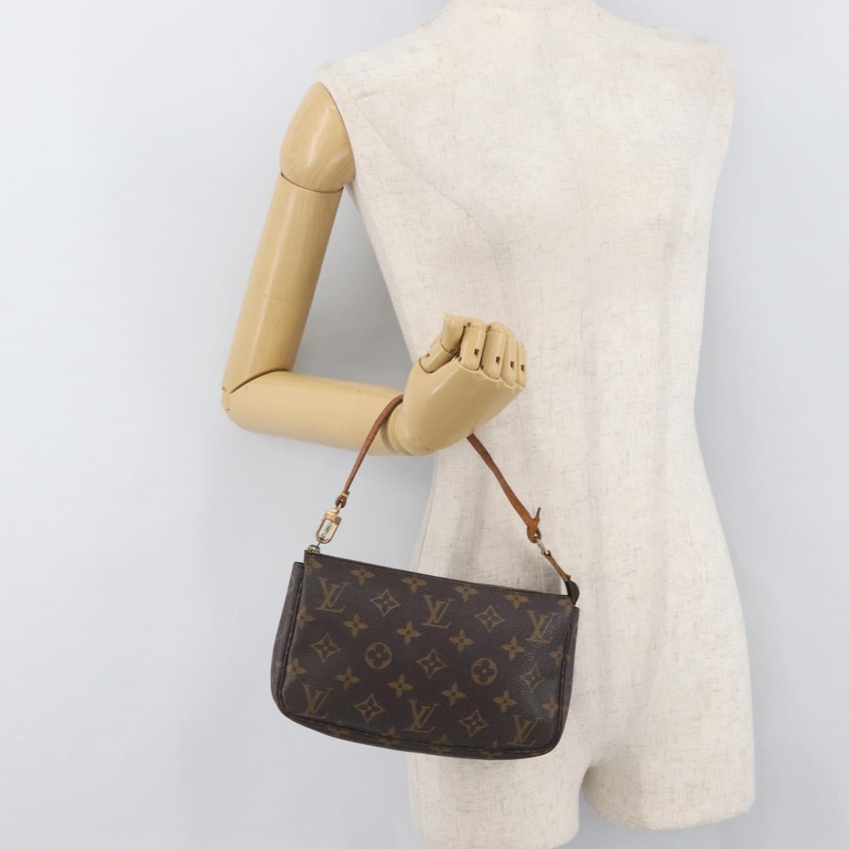 LOUIS VUITTON Monogram Pochette Accessoires Pouch M51980 LV Auth YKZ221