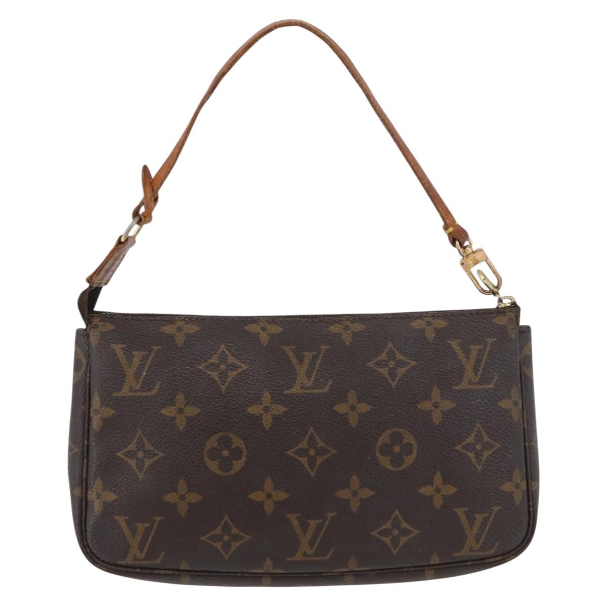 LOUIS VUITTON Monogram Pochette Accessoires Pouch M51980 LV Auth YKZ221