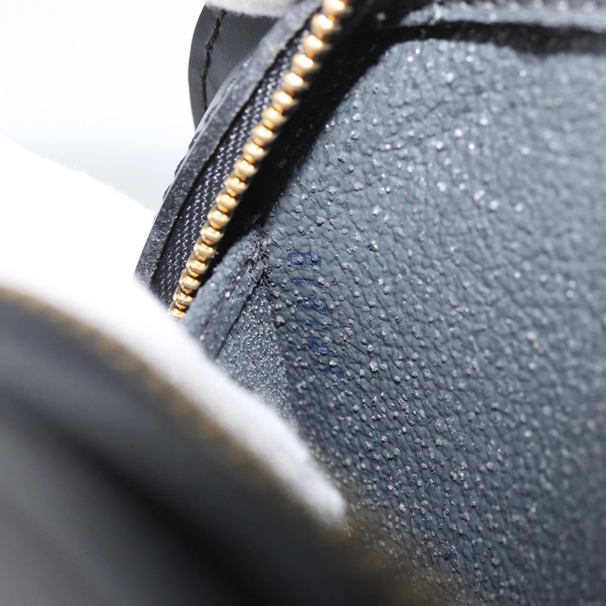 LOUIS VUITTON Epi Dauphine PM Pouch Black M48442 LV Auth YKZ246