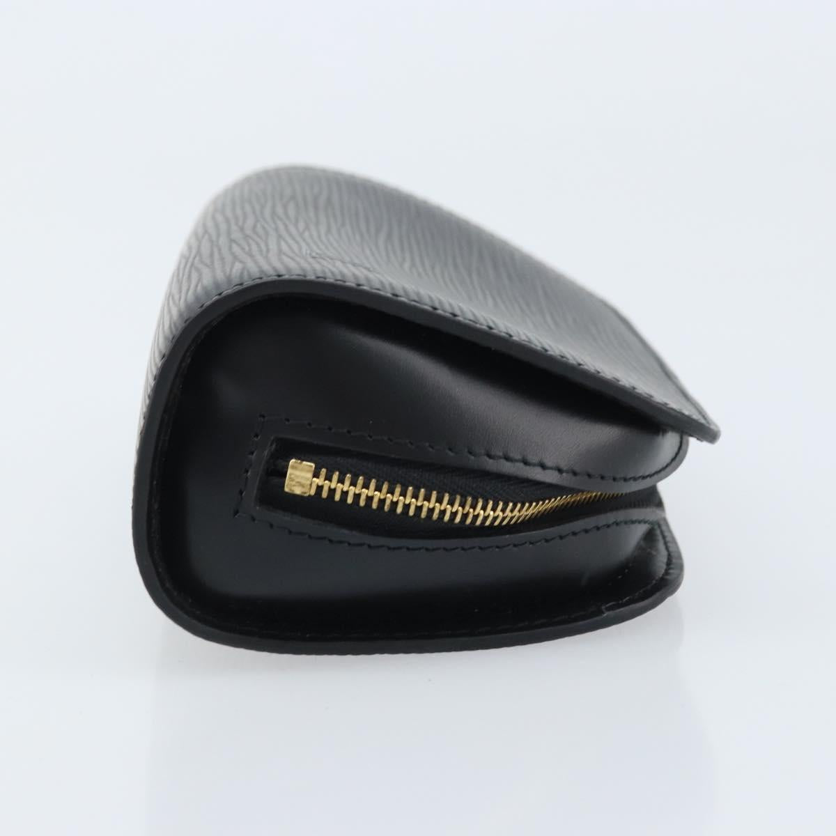 LOUIS VUITTON Epi Dauphine PM Pouch Black M48442 LV Auth YKZ246
