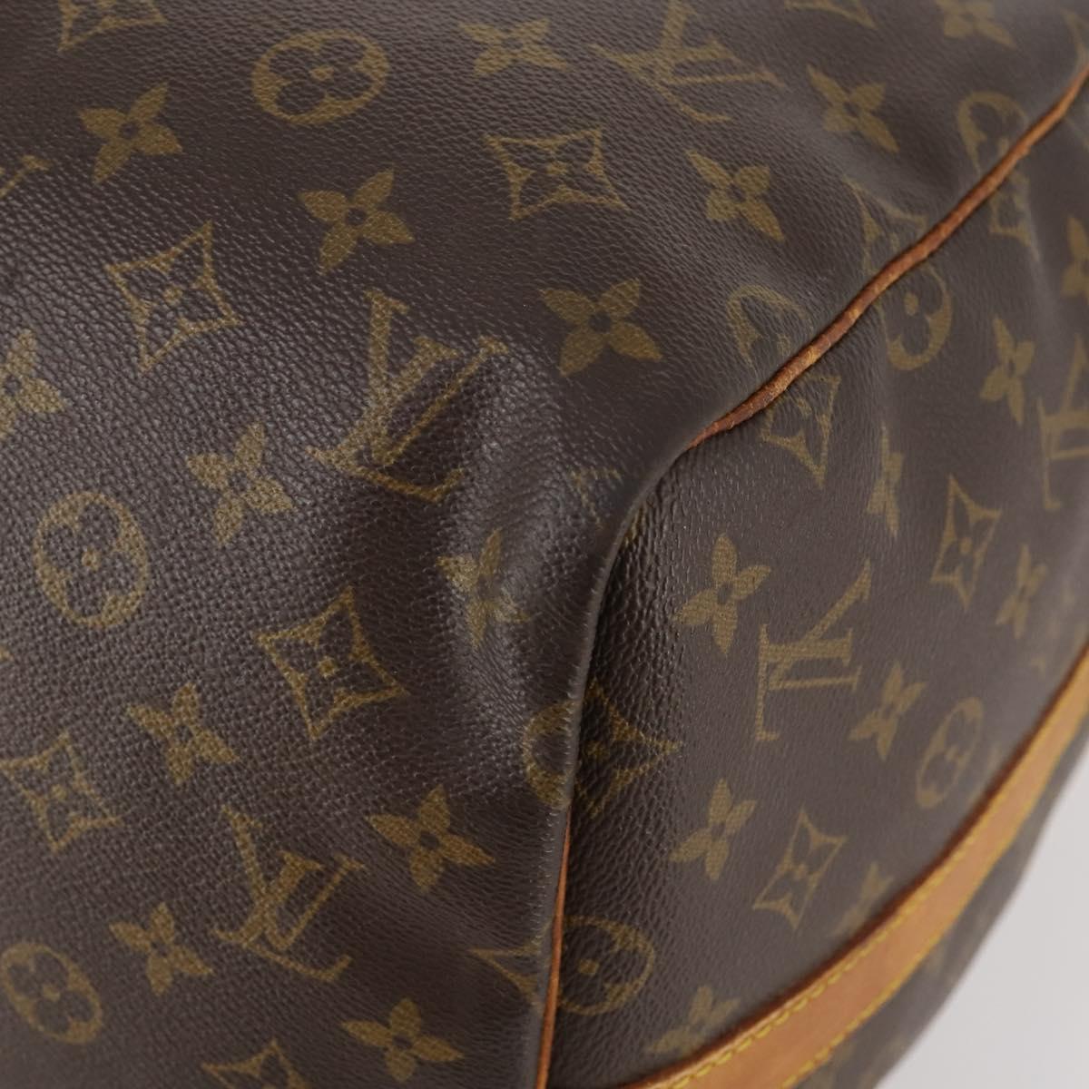 LOUIS VUITTON Monogram Keepall Bandouliere 55 Boston Bag M41414 LV Auth YKZ250