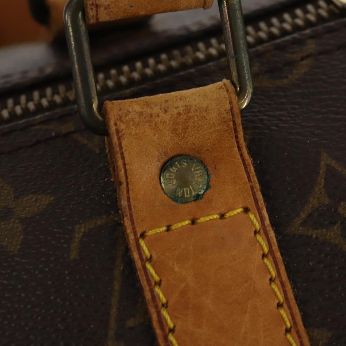 LOUIS VUITTON Monogram Keepall Bandouliere 55 Boston Bag M41414 LV Auth YKZ250