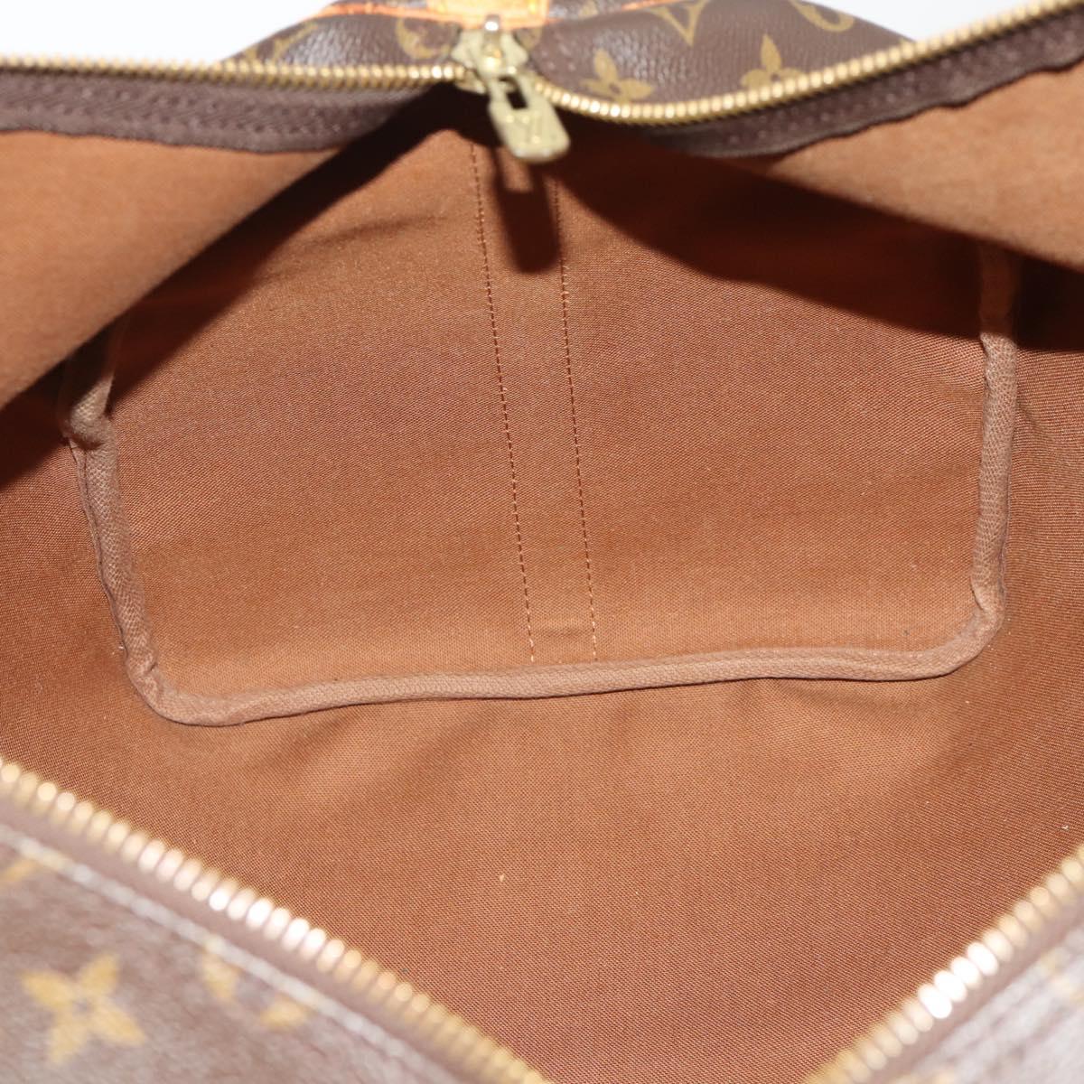 LOUIS VUITTON Monogram Keepall Bandouliere 55 Boston Bag M41414 LV Auth YKZ250