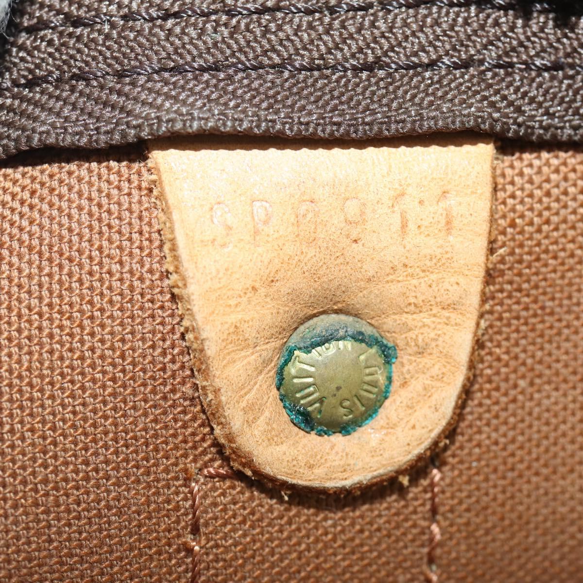 LOUIS VUITTON Monogram Keepall Bandouliere 55 Boston Bag M41414 LV Auth YKZ250