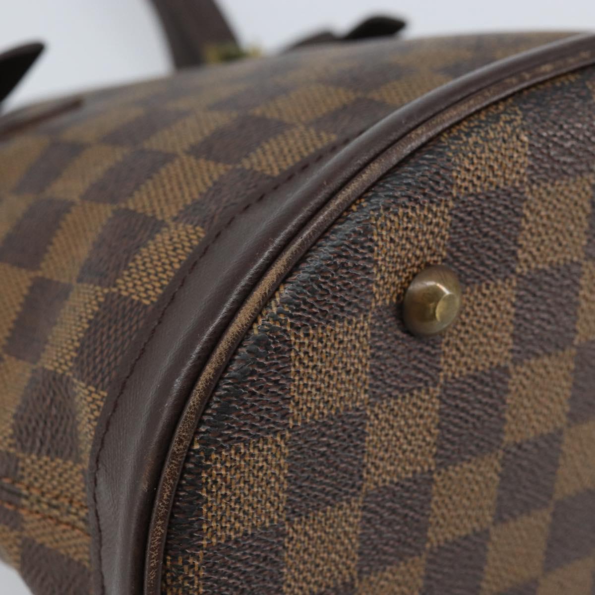 LOUIS VUITTON Damier Ebene Marais Shoulder Bag N42240 LV Auth YKZ255