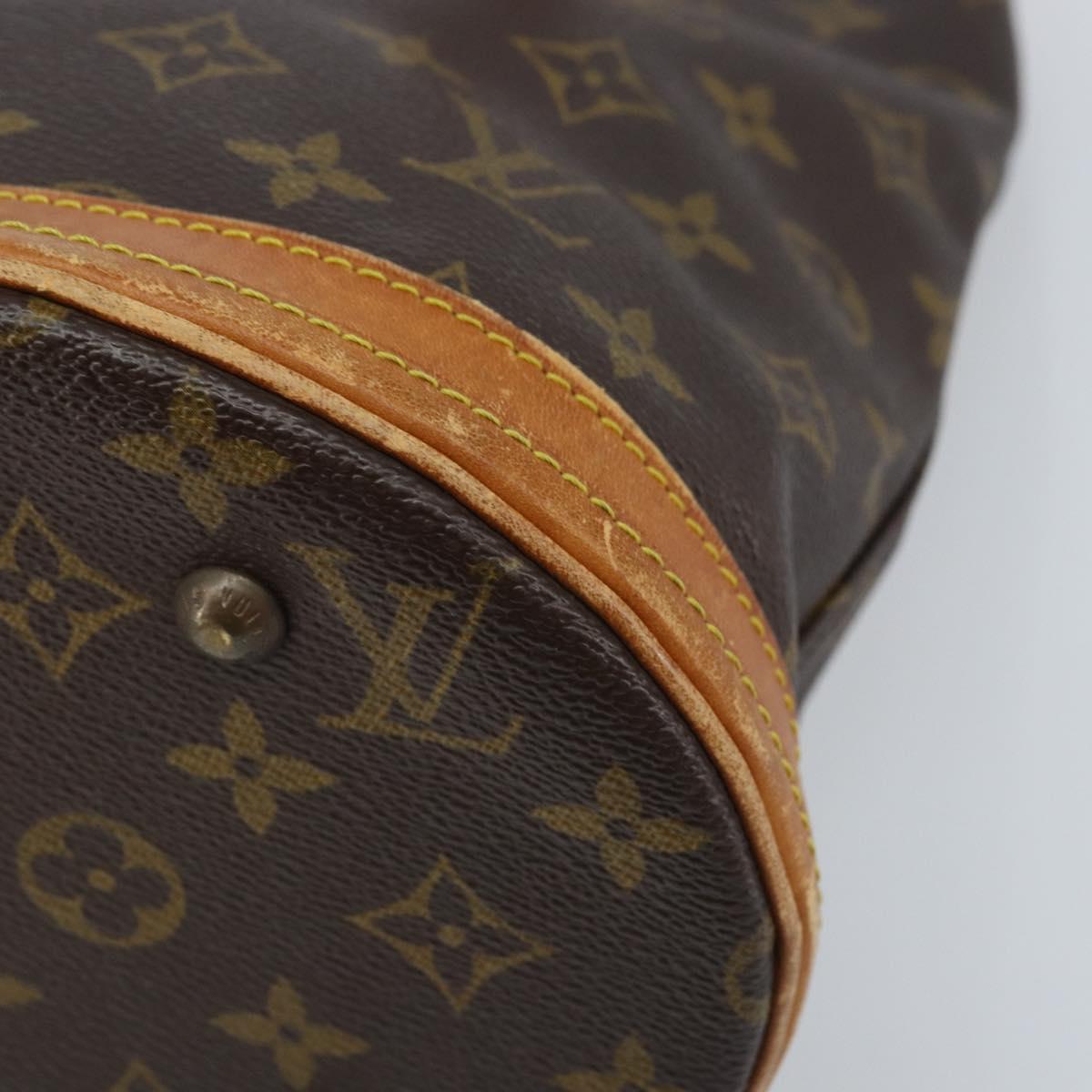 LOUIS VUITTON Monogram Bucket PM Shoulder Bag M42238 LV Auth YKZ267
