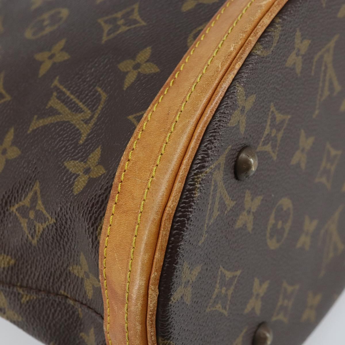 LOUIS VUITTON Monogram Bucket PM Shoulder Bag M42238 LV Auth YKZ267