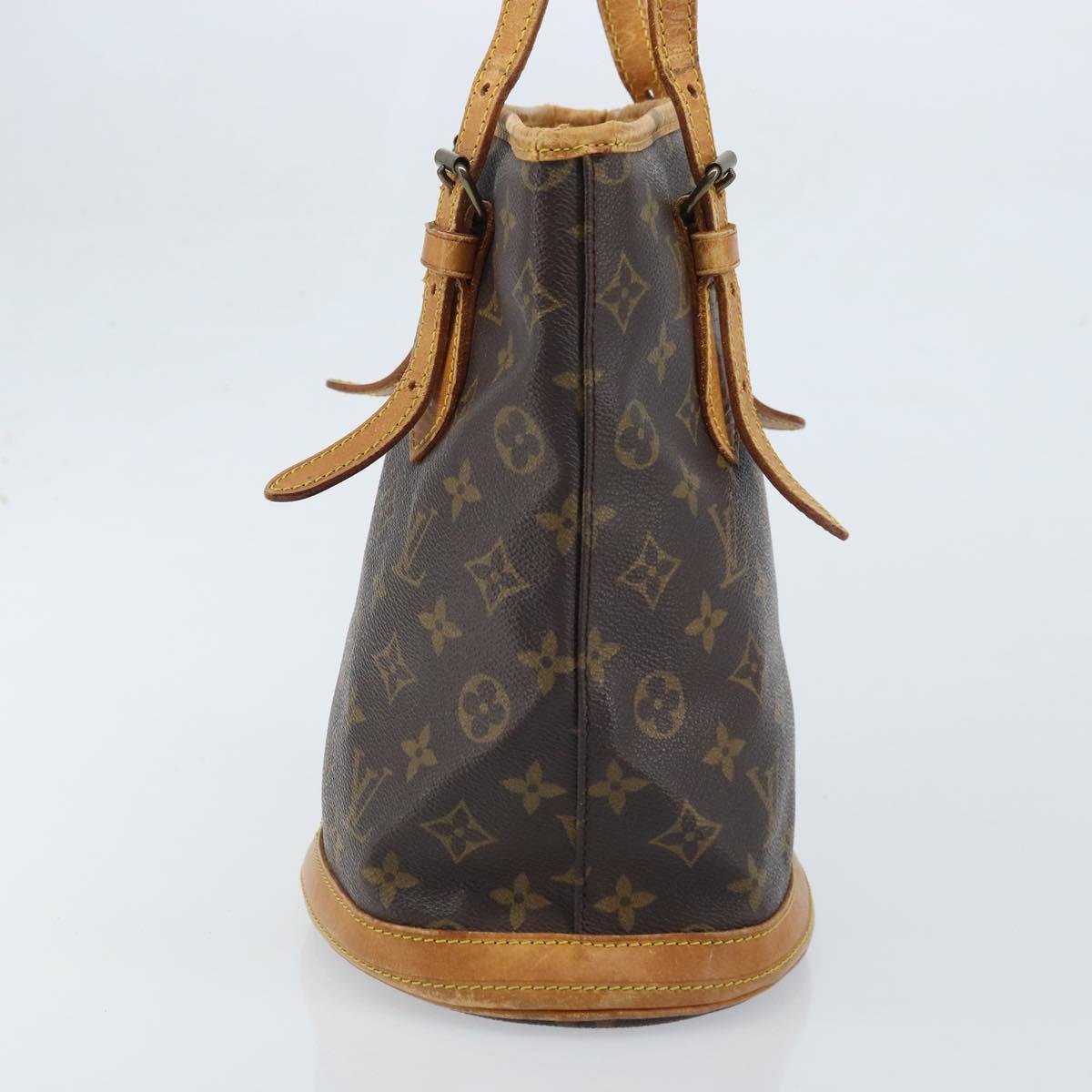 LOUIS VUITTON Monogram Bucket PM Shoulder Bag M42238 LV Auth YKZ267