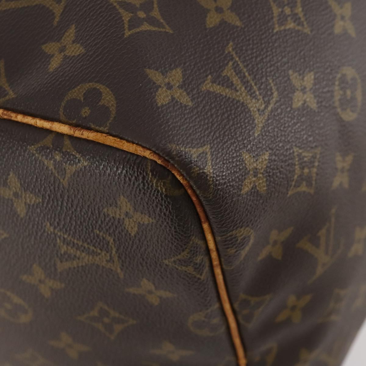LOUIS VUITTON Monogram Keepall 55 Boston Bag M41424 LV Auth YKZ276