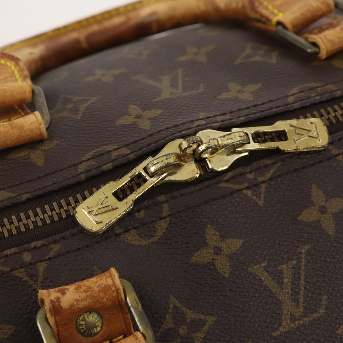 LOUIS VUITTON Monogram Keepall 55 Boston Bag M41424 LV Auth YKZ276