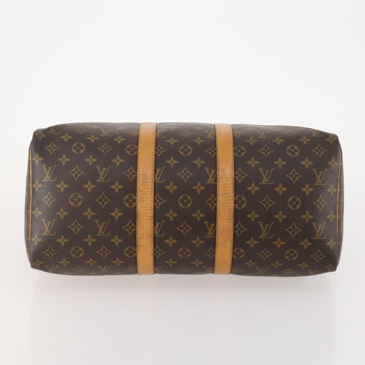 LOUIS VUITTON Monogram Keepall 45 Boston Bag M41428 LV Auth YKZ277A