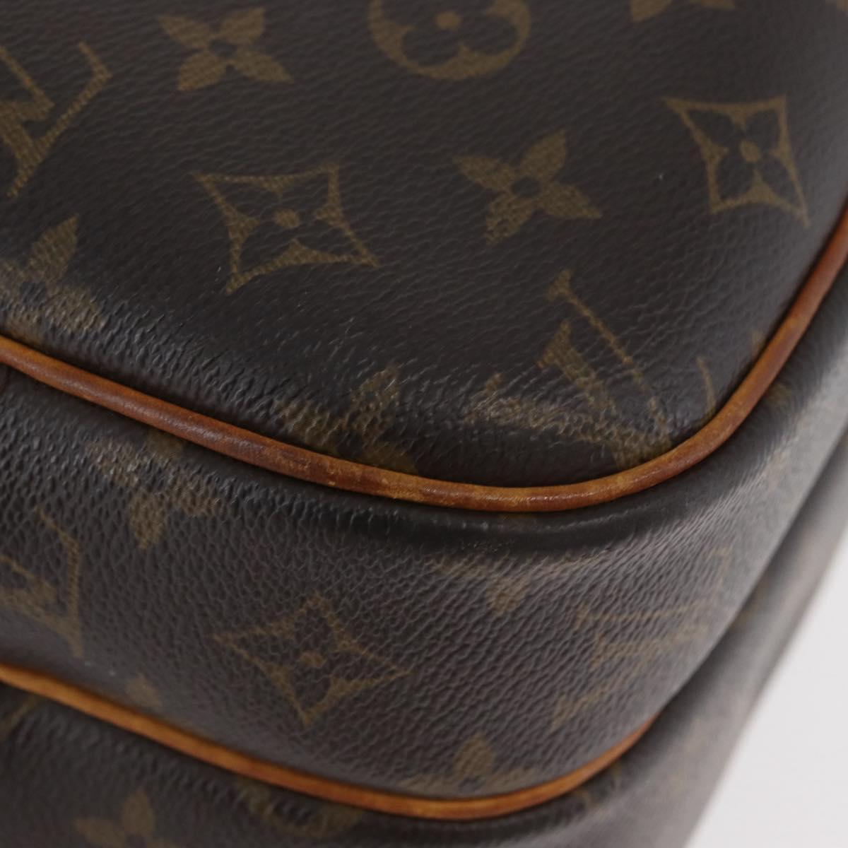 LOUIS VUITTON Monogram Reporter PM Shoulder Bag M45254 LV Auth YKZ284