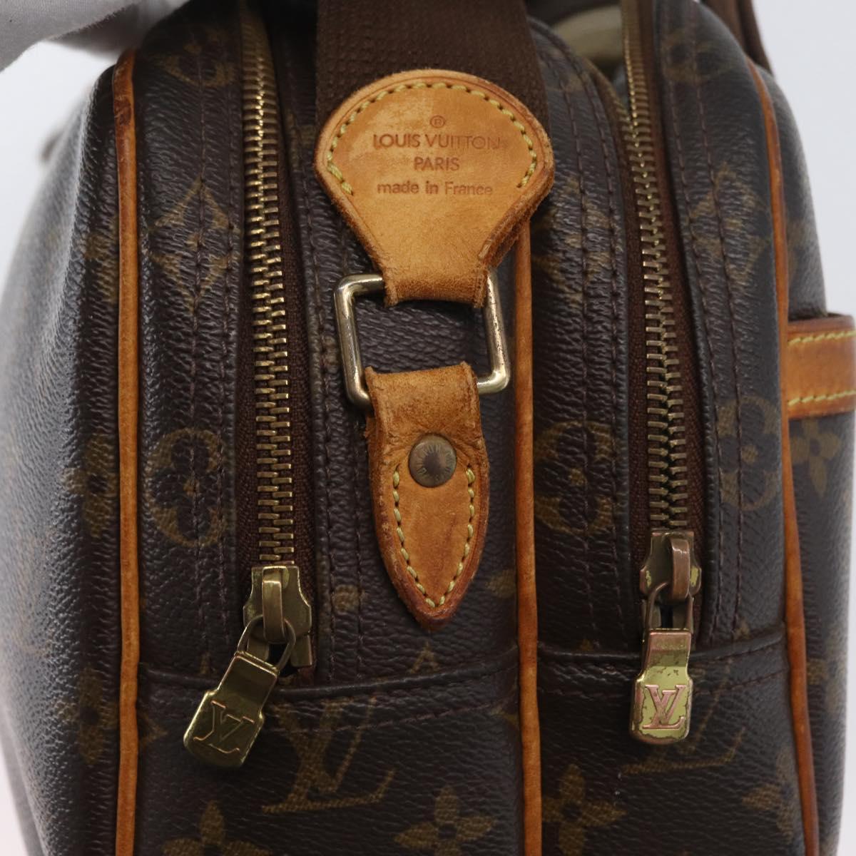 LOUIS VUITTON Monogram Reporter PM Shoulder Bag M45254 LV Auth YKZ284