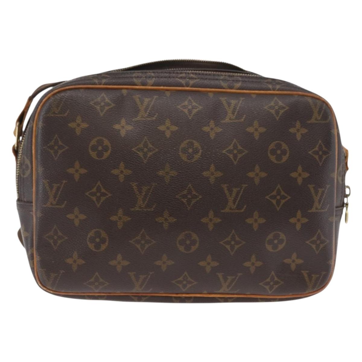 LOUIS VUITTON Monogram Reporter PM Shoulder Bag M45254 LV Auth YKZ284