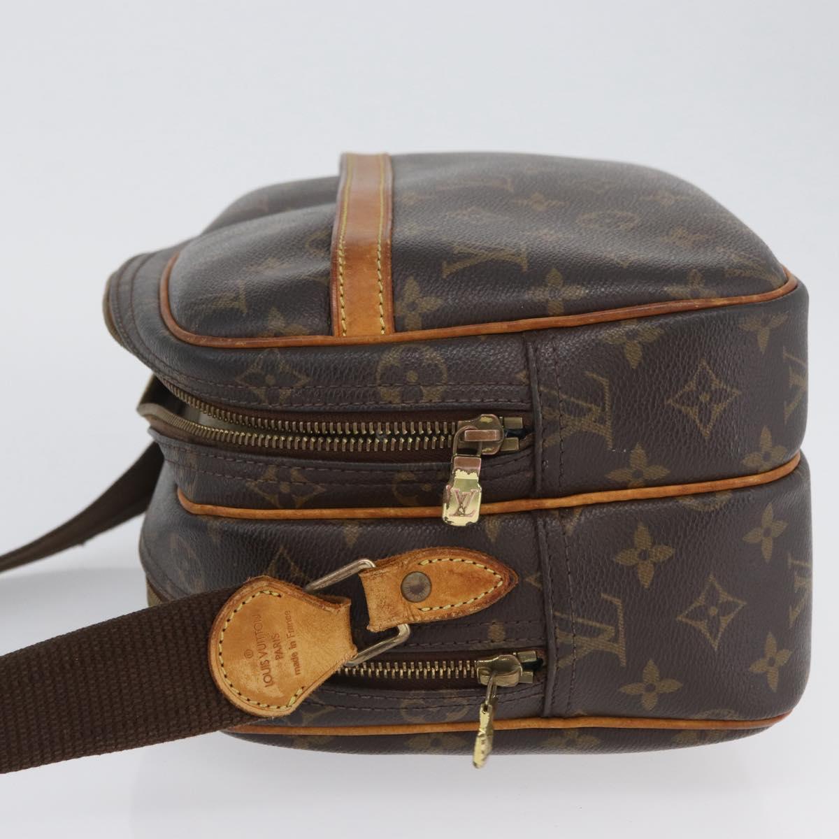 LOUIS VUITTON Monogram Reporter PM Shoulder Bag M45254 LV Auth YKZ284