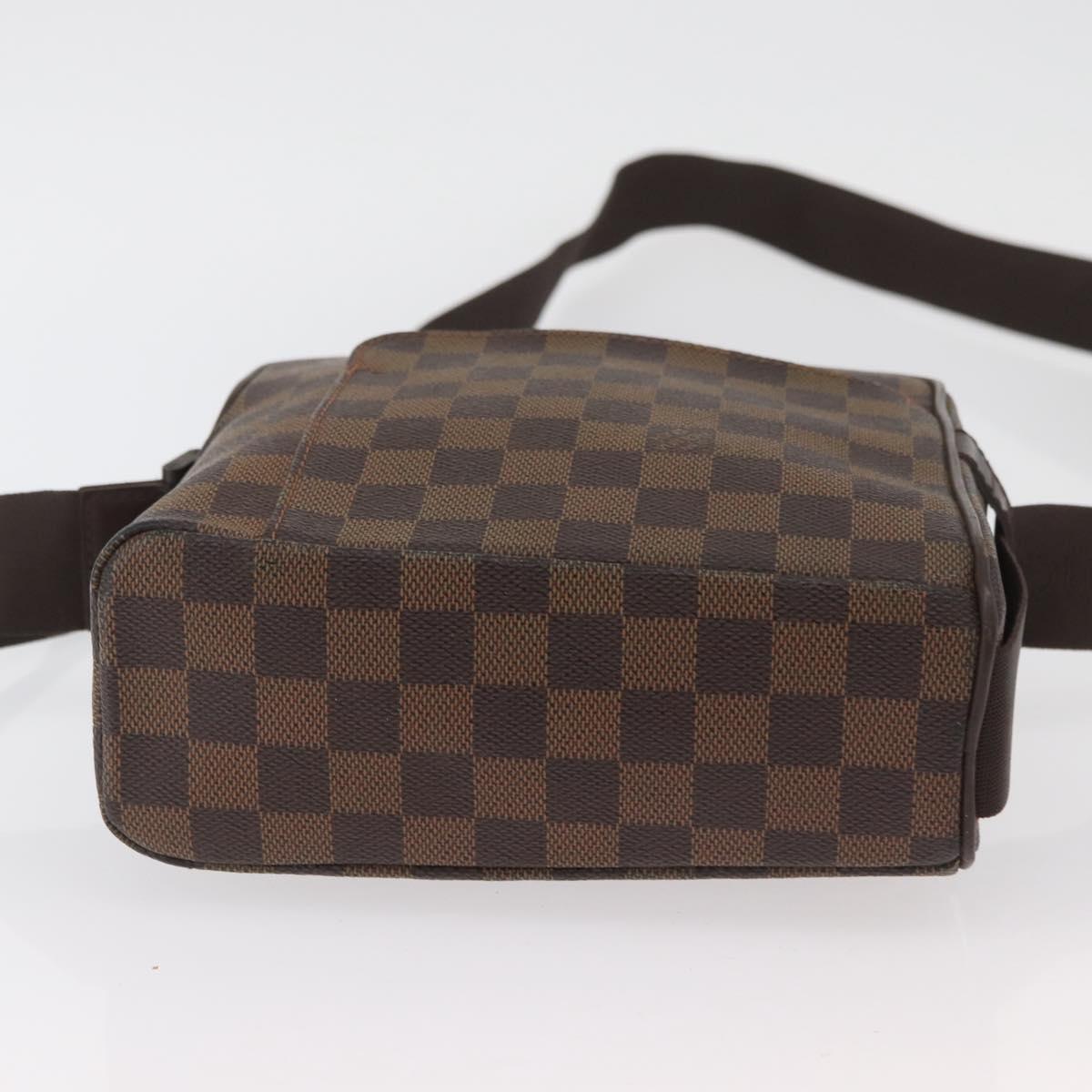 LOUIS VUITTON Damier Ebene Olaf PM Shoulder Bag N41442 LV Auth YKZ285A