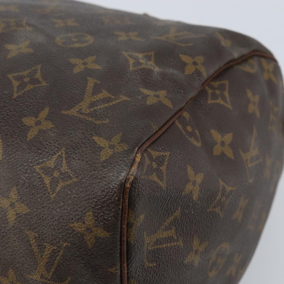 LOUIS VUITTON Monogram Speedy 30 Hand Bag M41526 LV Auth YKZ327
