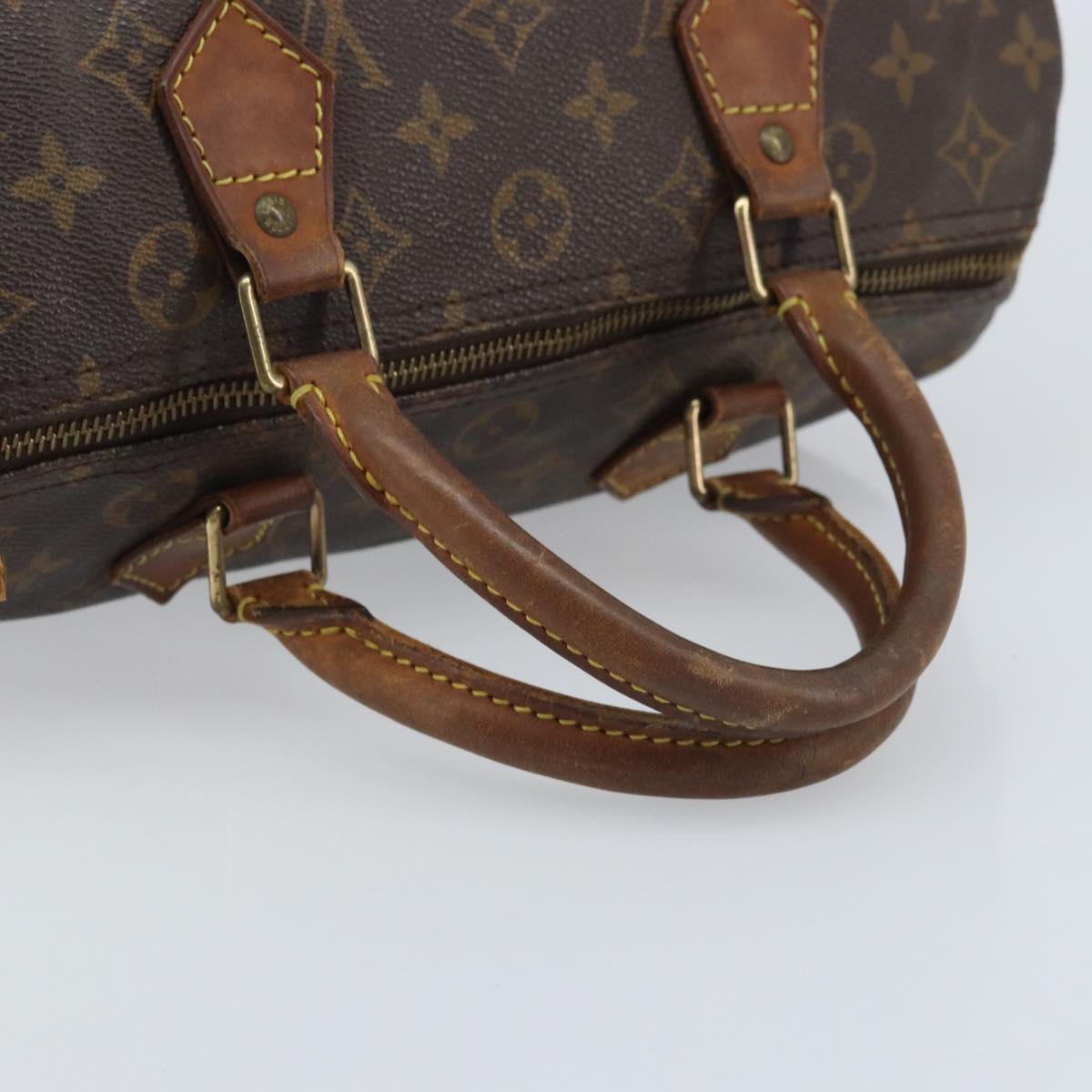 LOUIS VUITTON Monogram Speedy 30 Hand Bag M41526 LV Auth YKZ327