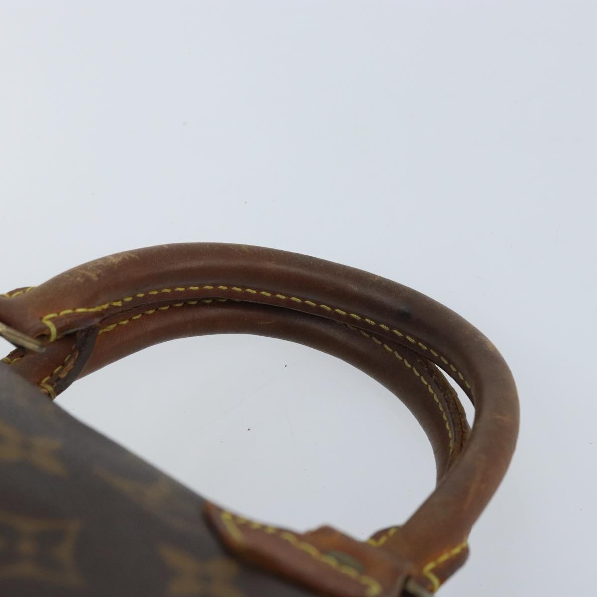 LOUIS VUITTON Monogram Speedy 30 Hand Bag M41526 LV Auth YKZ327