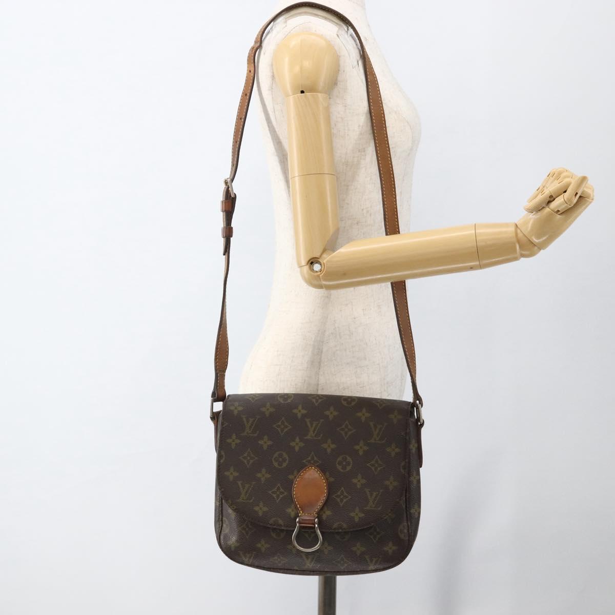 LOUIS VUITTON Monogram Saint Cloud GM Shoulder Bag M51242 LV Auth YKZ328