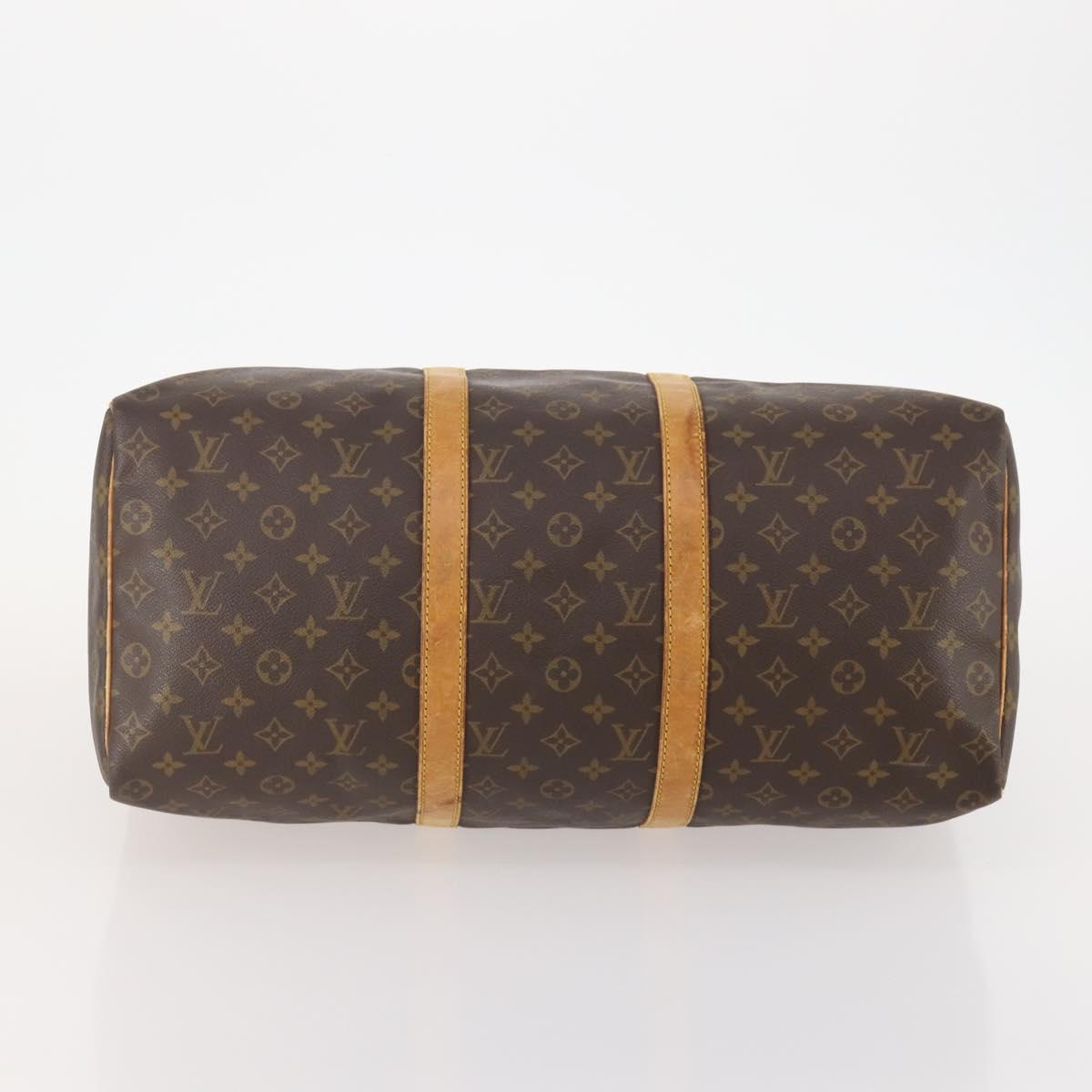 LOUIS VUITTON Monogram Keepall 50 Boston Bag M41426 LV Auth YKZ336