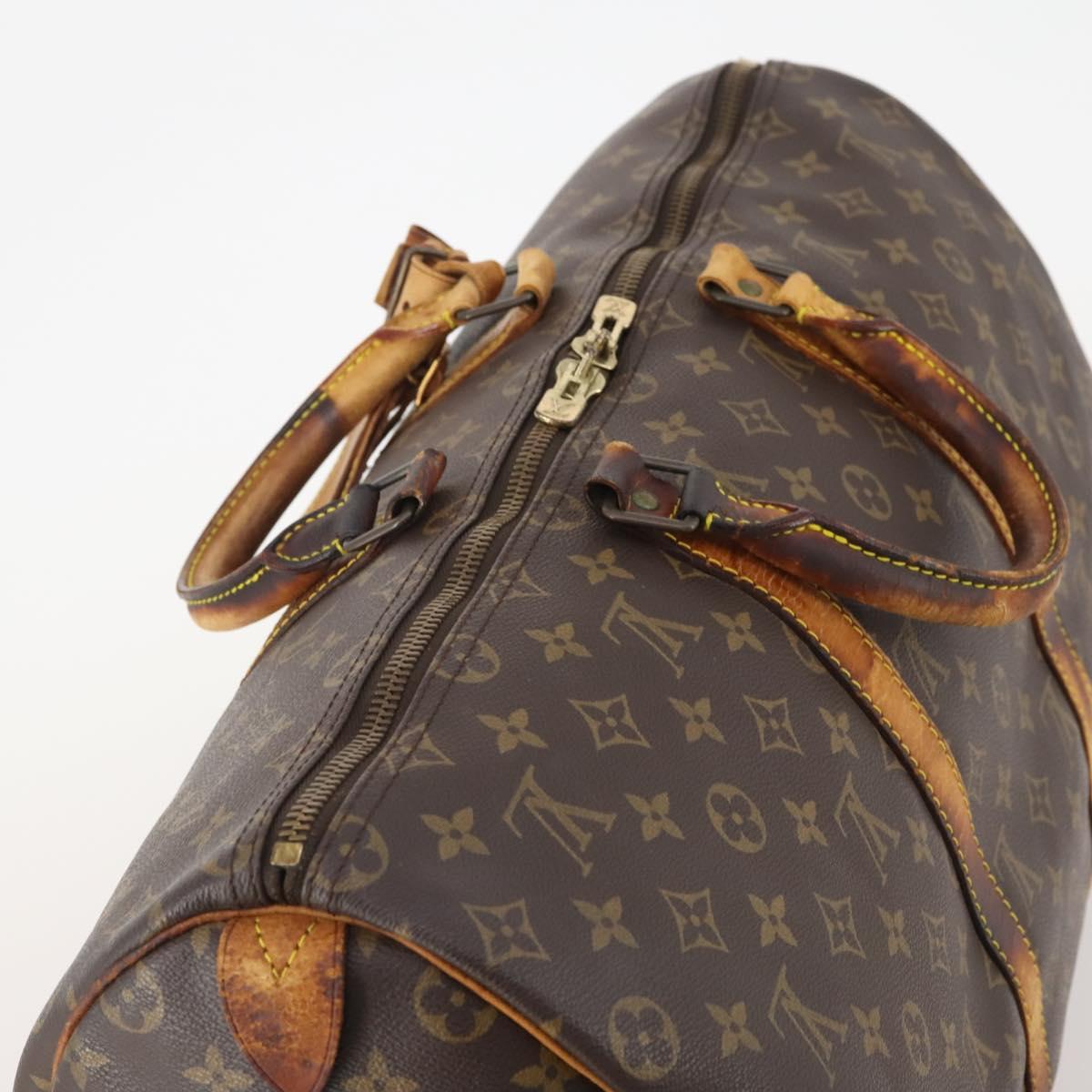 LOUIS VUITTON Monogram Keepall 50 Boston Bag M41426 LV Auth YKZ337