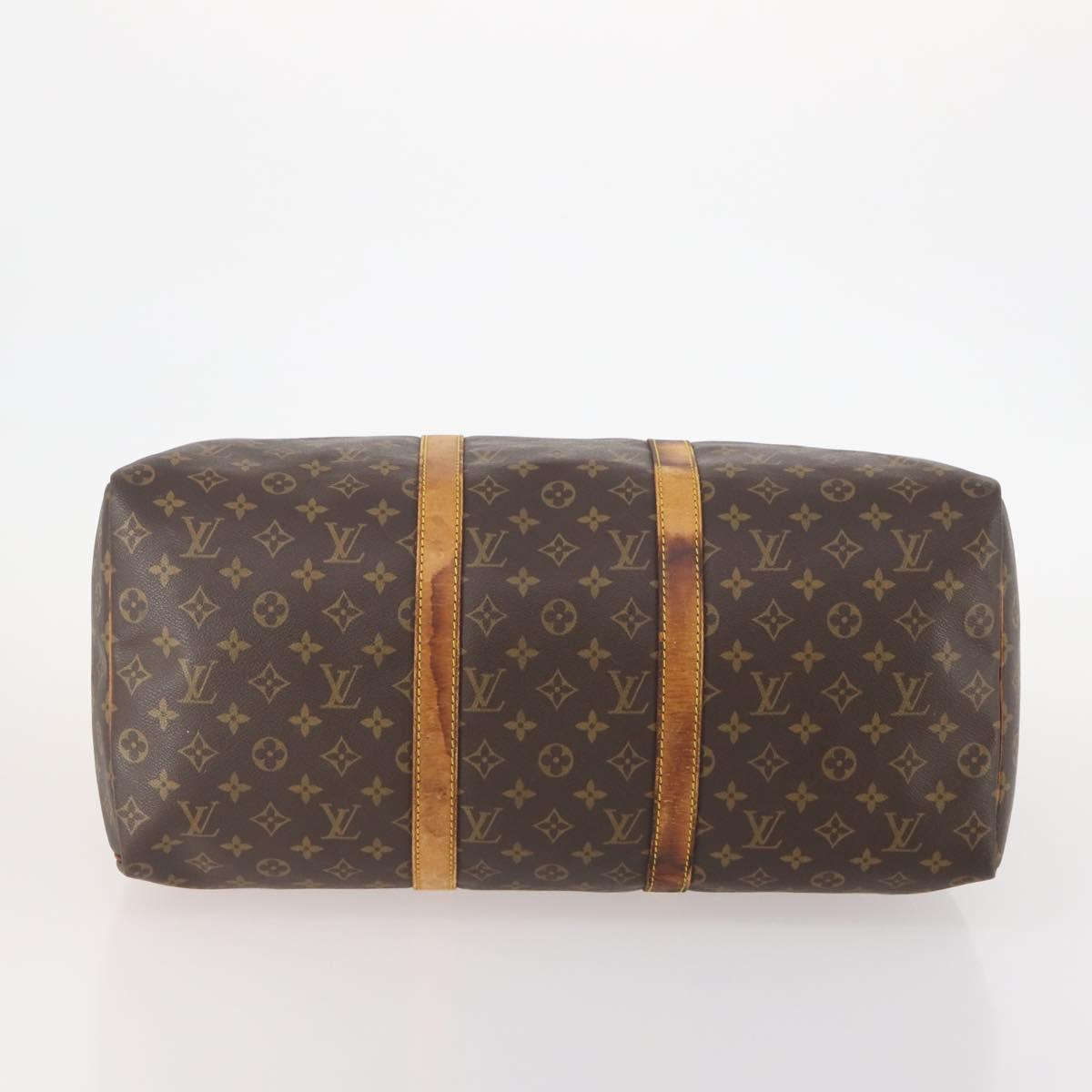 LOUIS VUITTON Monogram Keepall 50 Boston Bag M41426 LV Auth YKZ337