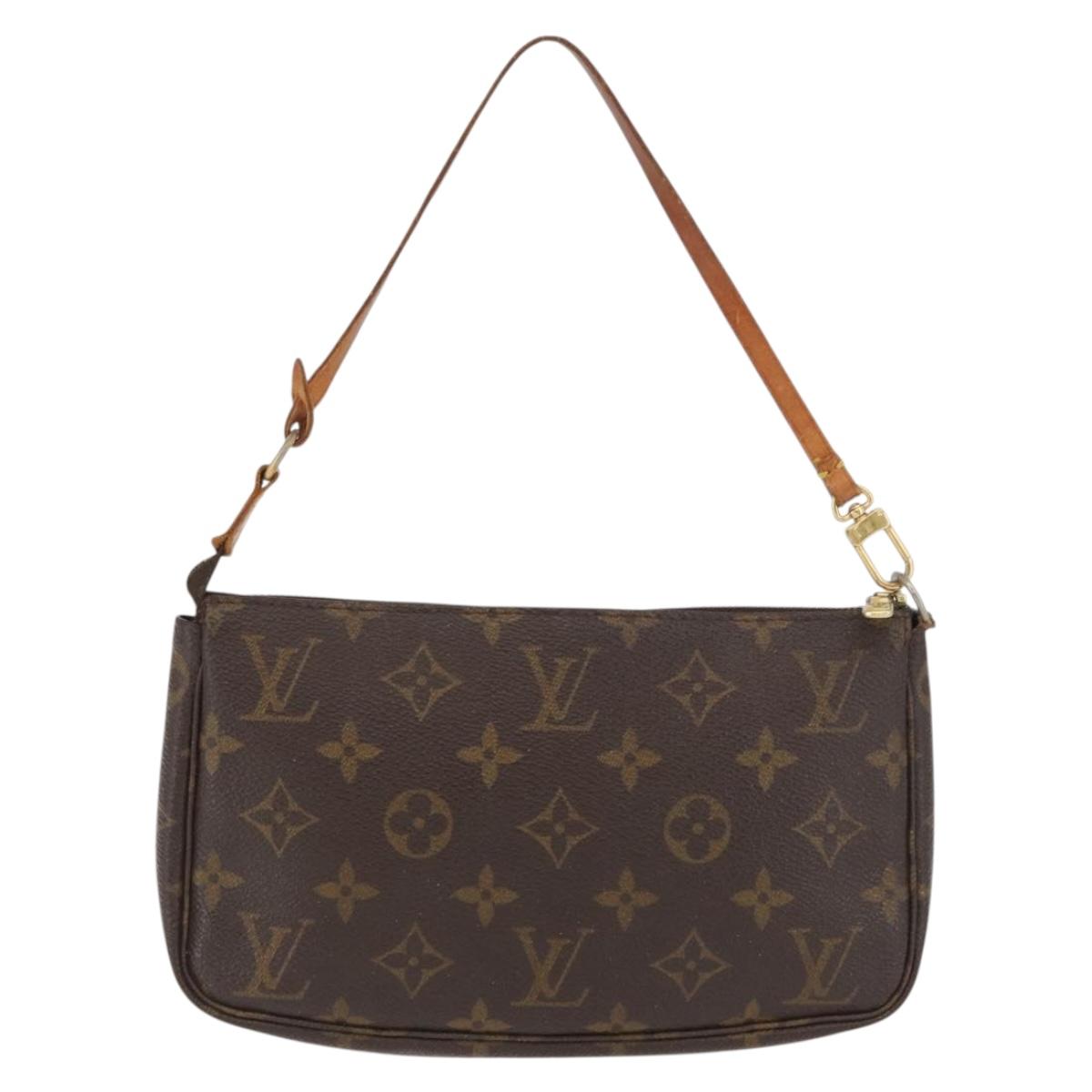 LOUIS VUITTON Monogram Pochette Accessoires Pouch M51980 LV Auth YKZ372