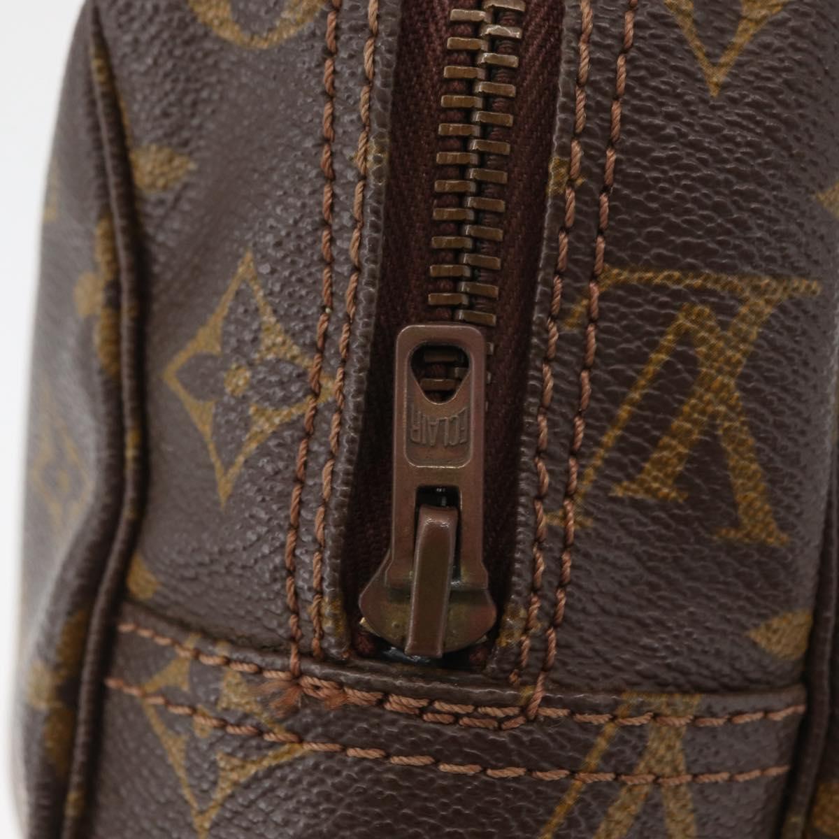 LOUIS VUITTON Monogram Trousse Toilette 28 Clutch Bag M47522 LV Auth YKZ381