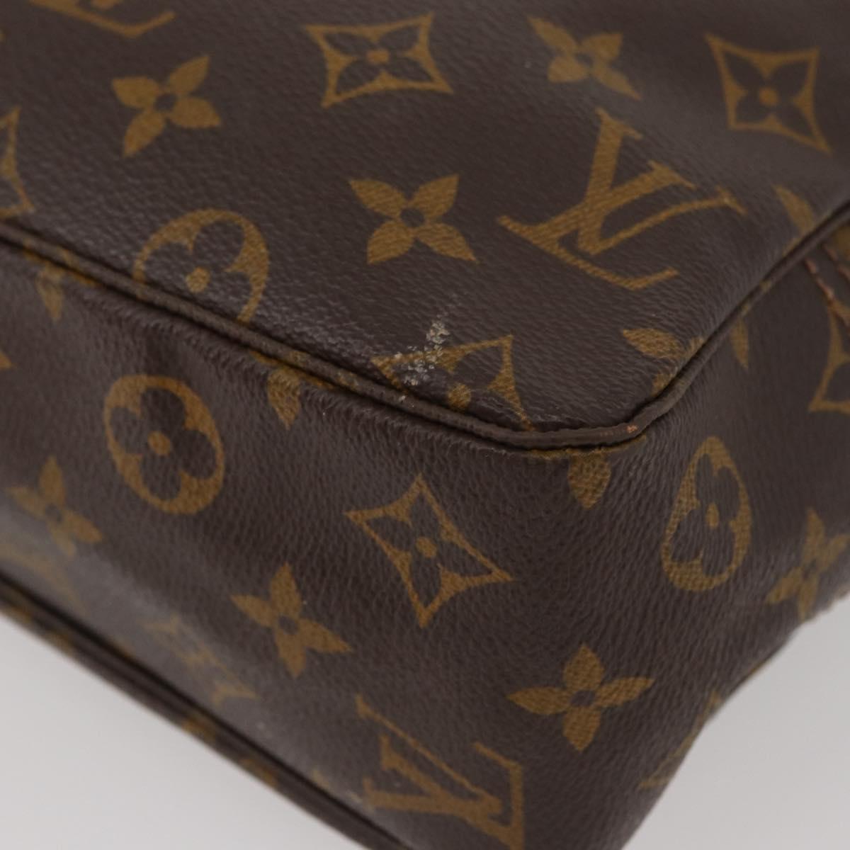 LOUIS VUITTON Monogram Trousse Toilette 28 Clutch Bag M47522 LV Auth YKZ381