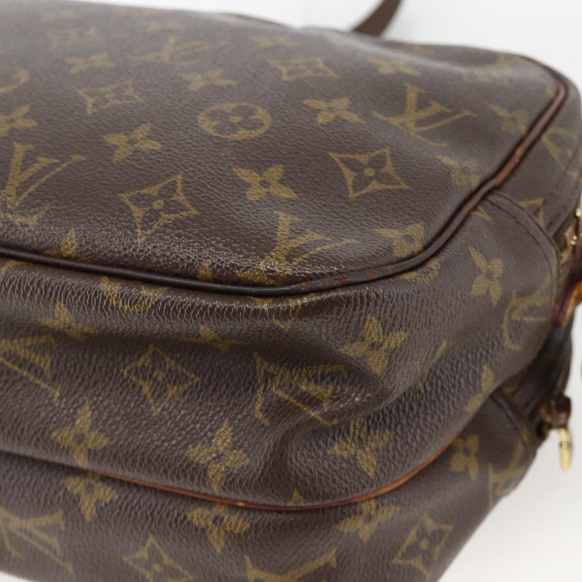 LOUIS VUITTON Monogram Reporter PM Shoulder Bag M45254 LV Auth YKZ385