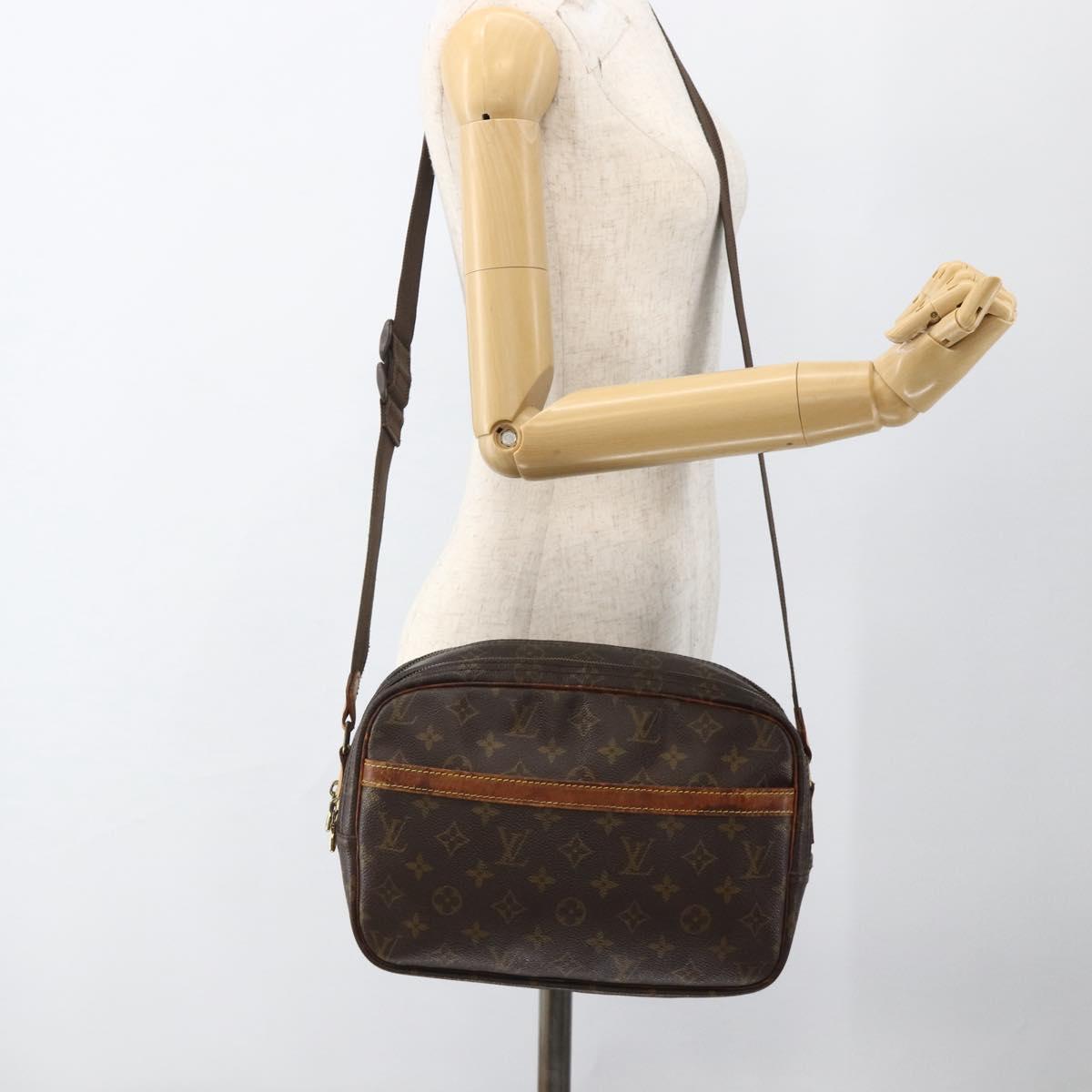LOUIS VUITTON Monogram Reporter PM Shoulder Bag M45254 LV Auth YKZ385