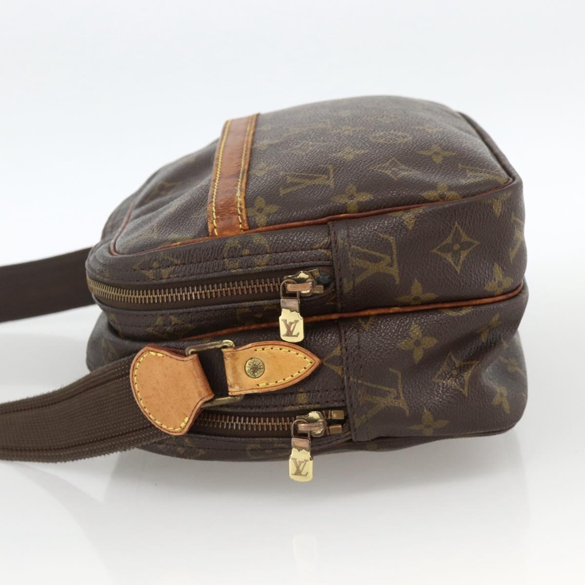 LOUIS VUITTON Monogram Reporter PM Shoulder Bag M45254 LV Auth YKZ385