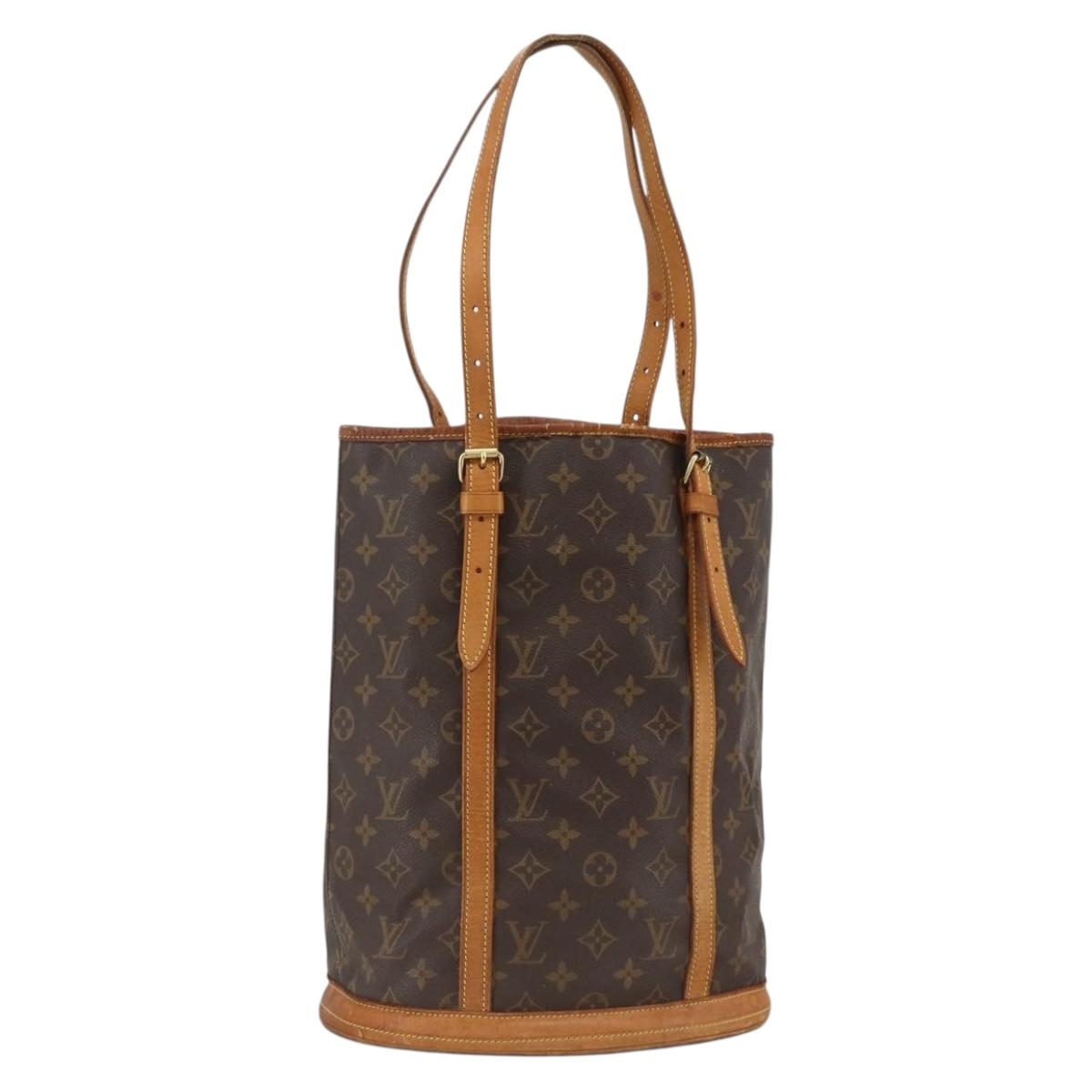 LOUIS VUITTON Monogram Bucket GM Shoulder Bag M42236 LV Auth YKZ386