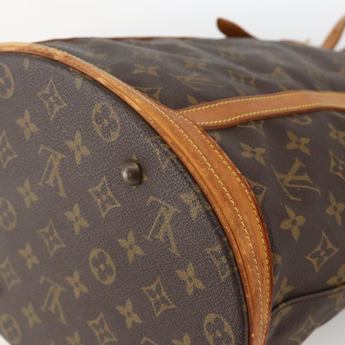 LOUIS VUITTON Monogram Bucket GM Shoulder Bag M42236 LV Auth YKZ386