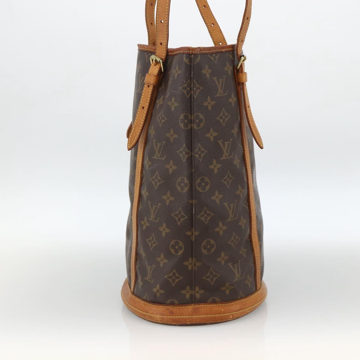 LOUIS VUITTON Monogram Bucket GM Shoulder Bag M42236 LV Auth YKZ386