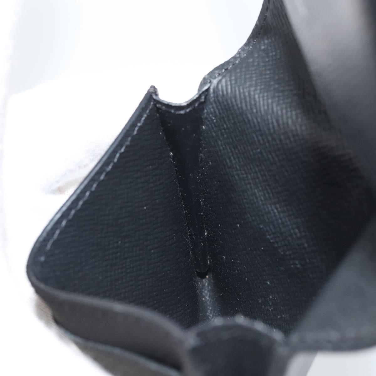 LOUIS VUITTON Epi Anvelop Cult De Vuitto Card Case Black M56169 LV Auth YKZ416